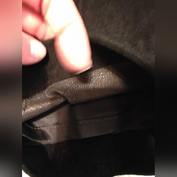 Danier Canada 100% Genuine leather Suede black pants size 8 - Picture 9 of 10